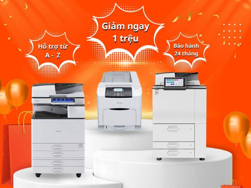 Giảm ngay 1 triệu khi mua máy photocopy